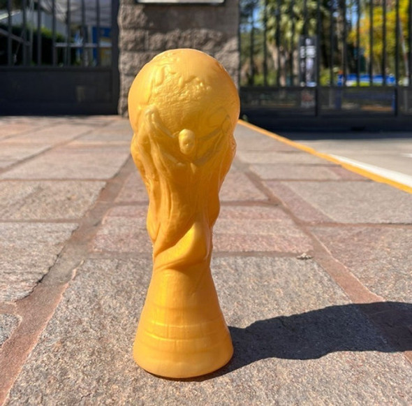 Set X4 Copa Trofeo Plástico Souvenir Qatar 2022 Catar 25cm 1