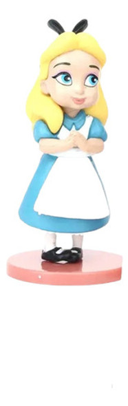 Princesas Mini Figuras Colección Decoración Con Base Alicia 1 Princesas Mini Figuras Colección Decoración Con Base Alicia 1