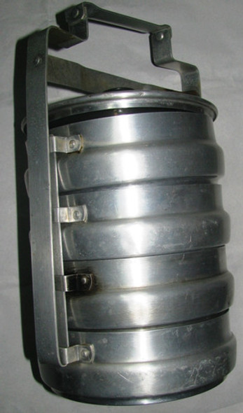 Portaviandas Antiguo De Aluminio Fuaye 4 Reparticiones 1