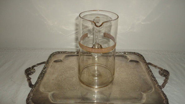 Antigua Jarra Para Agua O Vino Guarda Tallada Mirala 1