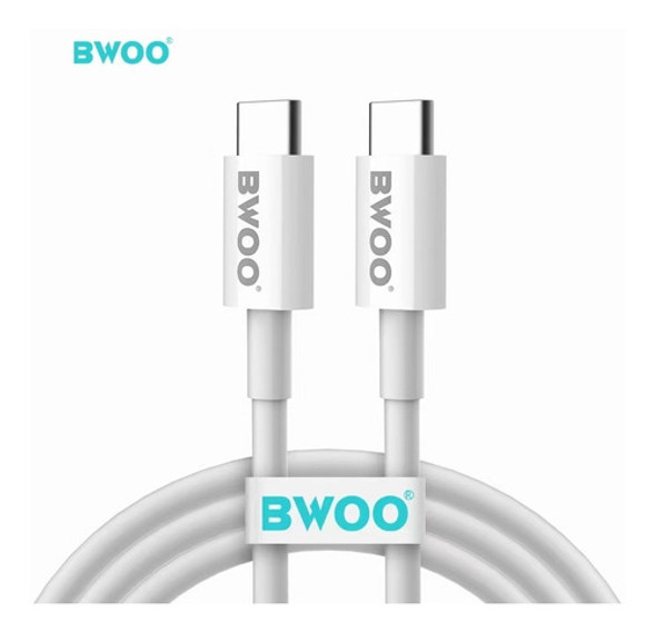 Cable De Datos Y Carga 100w Usb-c A Usb-c  - 1mt. 0