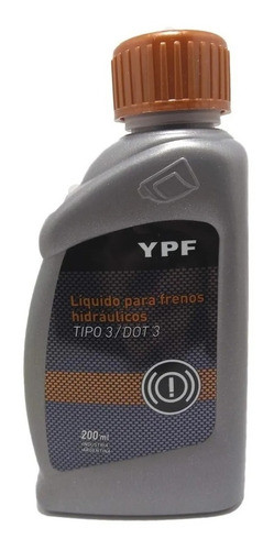 Liquido De Freno Dot 3 X 200cc Ypf 0