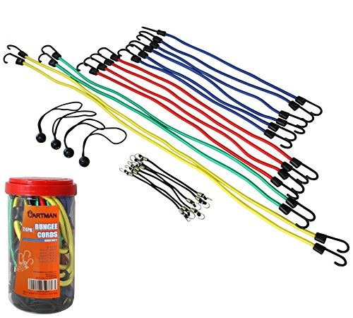 Cartman Bungee Cords Jarra De Surtido De 24 Piezas En Tarro 1
