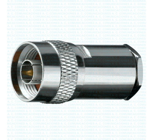 Conector Macho N Cable Rg-58 Soldar Fact. 0