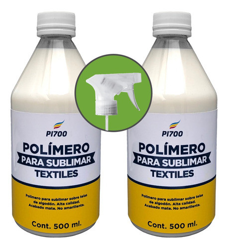 Polímero Líquido Textil Para Sublimar Algodón X1lt + Gatillo 0