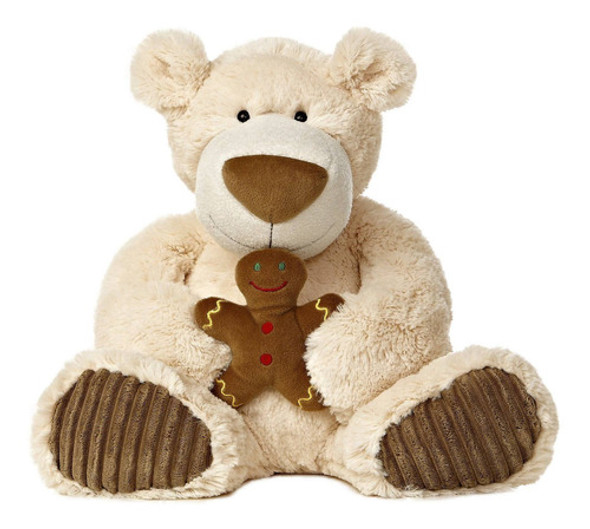 Oso Peluche Gingerbread Latte Aurora Suave Felpa Calidad Ax® 0