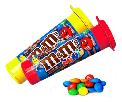 Tubo M&m Minis Chocolate 30.6g X6 0