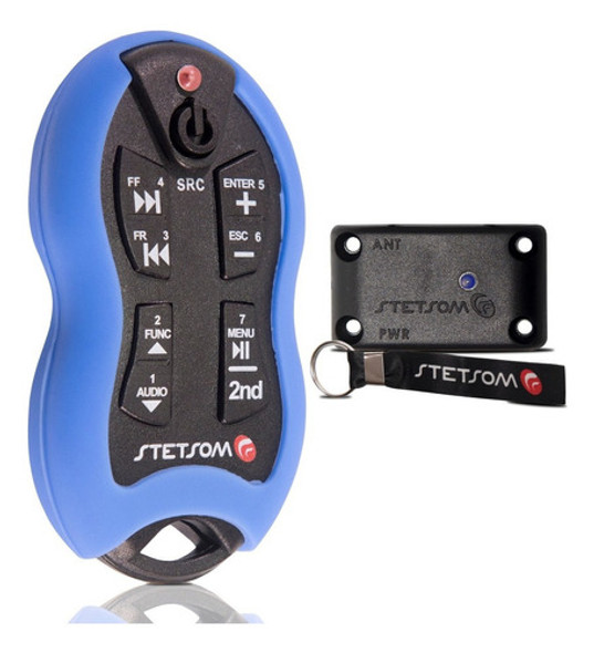 Controle Longa Distância Azul + Voltímetro Sequenciador Ajk 1