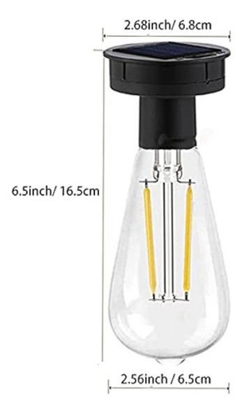 Parte Superior De Repuesto De Luz Solar Pearlstar Con Bombil 1