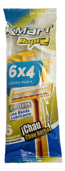 Maquinas De Afeitar Descartables Afeitadoras  X6 Tatuajes 0