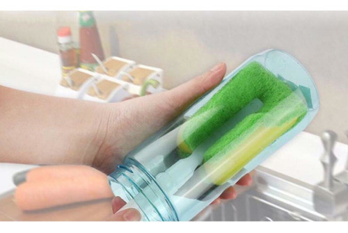 Cepillo Esponja Para Botellas 0