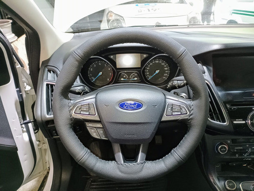 Cubre Volante P/ Autos En Cuero Genuino Ford 1