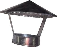 Sombrero Galvanizado 100mm Para Estufa A Leña Quematutti 1