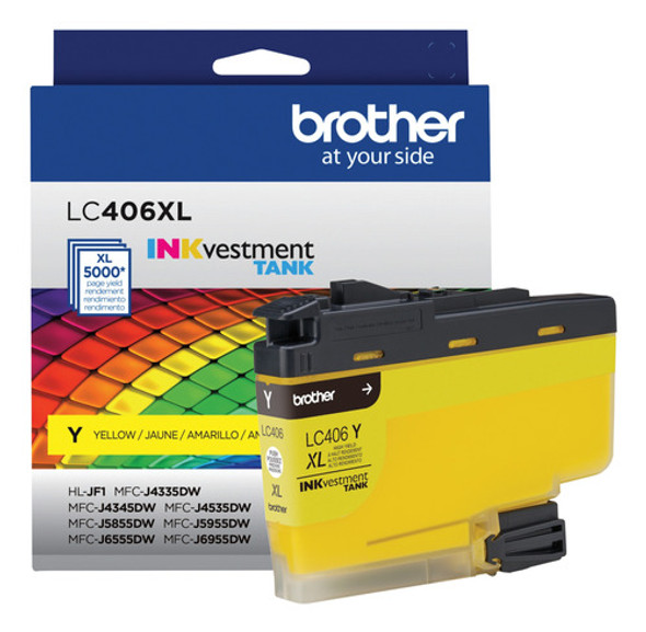 Cartucho De Tinta De Alto Rendimiento Brother Amarillo 0