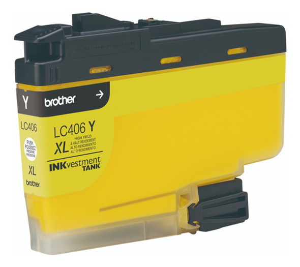 Cartucho De Tinta De Alto Rendimiento Brother Amarillo 1