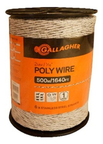 Hilo Eléctrico Gallagher 500mts 0