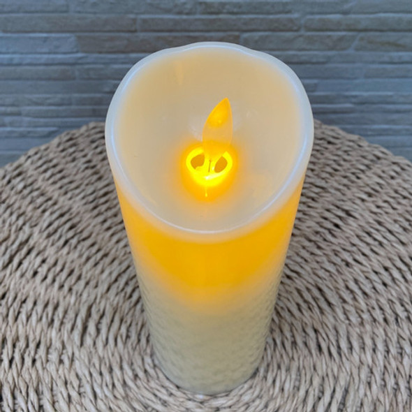 Velas Led C/ Movimiento A Pila Importadas 17,5cm Fanal Farol 1
