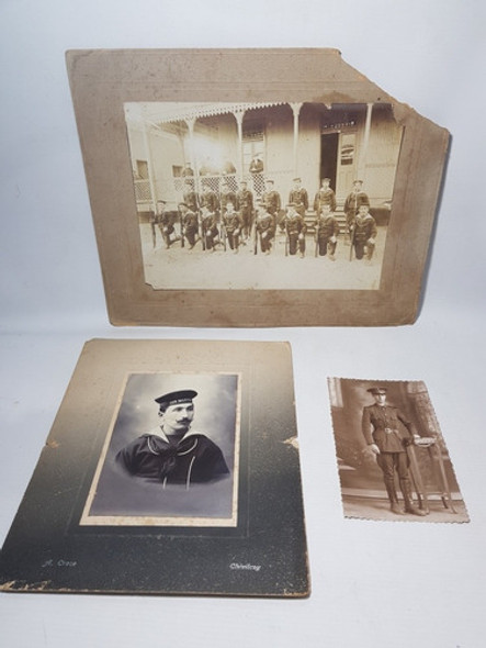 Antiguas Fotos Militares Siglo Xix / 1900 Lote X 3 Mag 57412 0 Antiguas Fotos Militares Siglo Xix / 1900 Lote X 3 Mag 57412 0