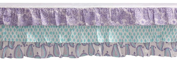 Bacati  Paisley Floral 100% Algodón De Percal Cunacama Infan 1 Bacati  Paisley Floral 100% Algodón De Percal Cunacama Infan 1