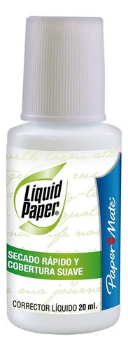 Corrector Liquid Paper Botella Botella Punta Pincel Set X3 0