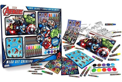 Avengers Mega Set Actividades Didactico Cod 03427 Bigshop 0