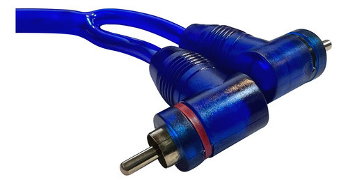 Cable Rca Derivador 2 Machos 1 Hembra 30cm Puntas 90 Grados 1