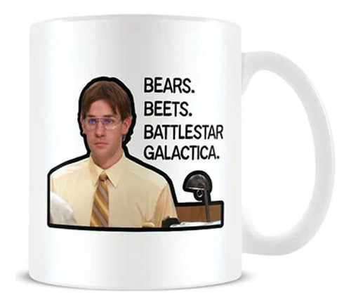 The Office - Bears Beets Batttlestar Galactica - Taza Color 0
