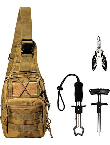 Mochila De Pesca Equipada Con Herramientas Completa 0
