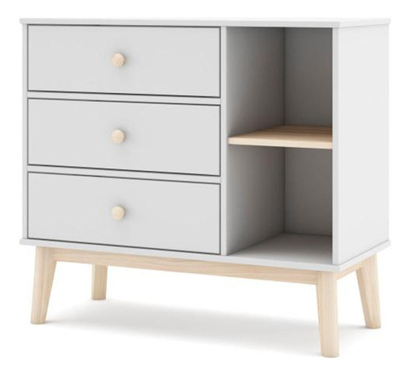 Cómoda Blanco Mdf Y Madera Snoopy 1