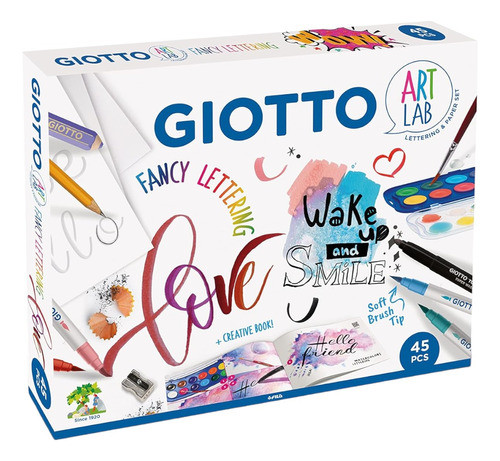 Set Giotto Art Lab Fancy Lettering X45 Serviciopapelero 0
