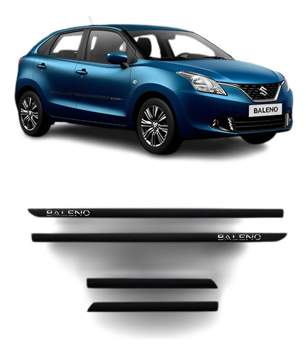 Baguetas Auto Específicas Suzuki Baleno Negro 0