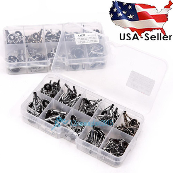 80 Guías Plásticas X Aleación De Caña Tip Set Reparación Kit 1