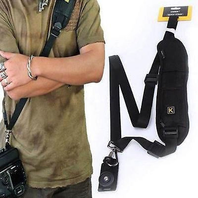 Negra Sola Bandolera Sling Correa Para Kodak Easyshare Z5010 1