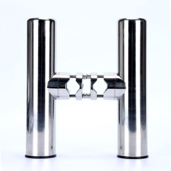 Abrazadera De Acero Inoxidable 2pcs En Caña De Pescar Titula 1