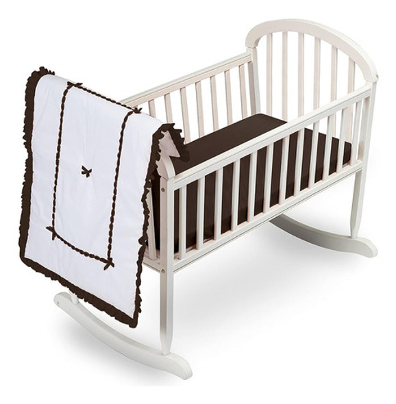 Baby Doll Bedding Unique Cradle Bedding Set, Chocolate (1230 0 Baby Doll Bedding Unique Cradle Bedding Set, Chocolate (1230 0