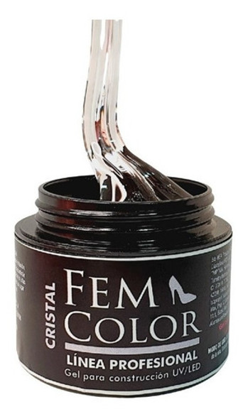 Gel Uv Led Fem Color Cristal 30grs Construccion Uñas Lfme 0