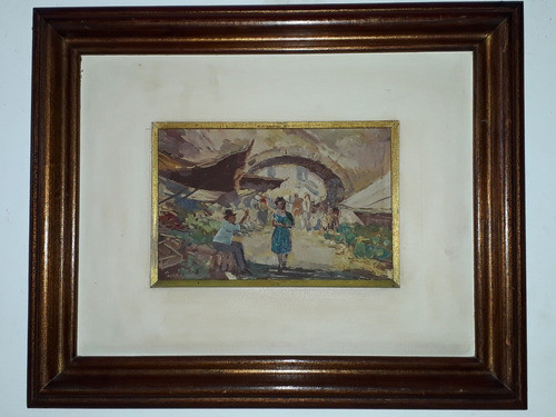 1389- Angelo Cannone Osm  49x40cm Com Moldura- Feira. 0