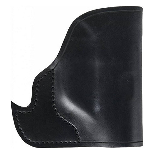 Funda De Bolsillo En Cuero Negra Interna .22, .25 .32 Y .380 0