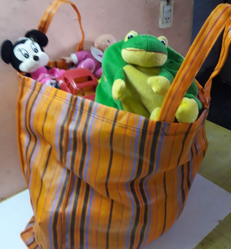 Bolsa De Feria-compra-super Gigante Para Juguetes O Ropa X.u 0