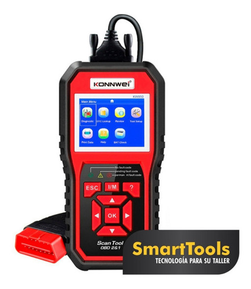 Scanner Diagnostico Multimarca Konnwei Kw850 1