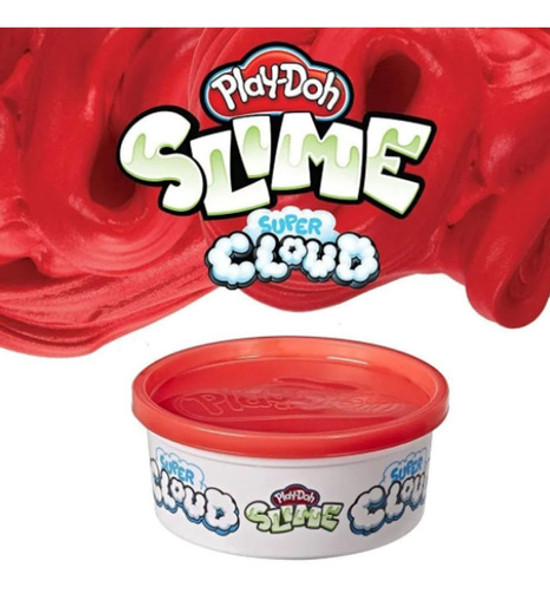 Masa Play Doh Super Cloud Esponjoso Rojo 0 Masa Play Doh Super Cloud Esponjoso Rojo 0