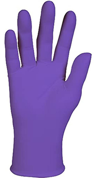 Guantes De Examen De Nitrilo Morado Halyard, Ambidiestros, N 1