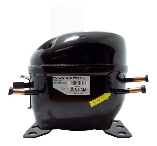 Motocompresor Bluestar 1/3+hp Adw128 En R134  320 Watts 0
