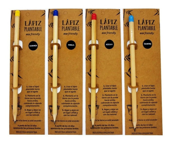 Lápiz Plantable Eco Friendly C/ Blister X27 Unidades 1