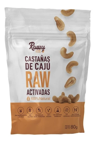 Castañas Raw Activadas 80g ,sin Gluten Y Veganos. 0