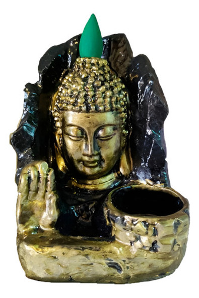 Fuente Cascada Humo Buda Decorativa Porta Vela + 100 Conos 0 Fuente Cascada Humo Buda Decorativa Porta Vela + 100 Conos 0