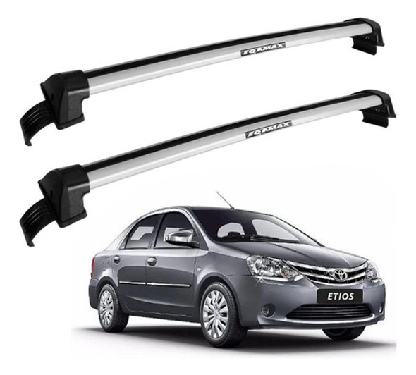Barras De Techo Eqmax Toyota Etios Sedán 2013-2021 Gris 0 Barras De Techo Eqmax Toyota Etios Sedán 2013-2021 Gris 0