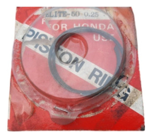 Kit De Aros De Piston  Honda Elite 50 Cc  0,25 Japon 0