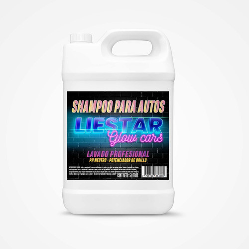 Shampoo Para Autos 5 Litros Lavado Profesional Biodegradable 0