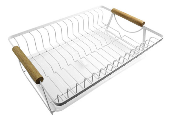 Escurridor Metalico Blanco 40x30x10cm Lh-3680 0